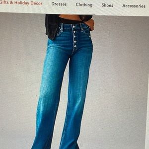 Paige Leenah High-rise Wide-leg jeans